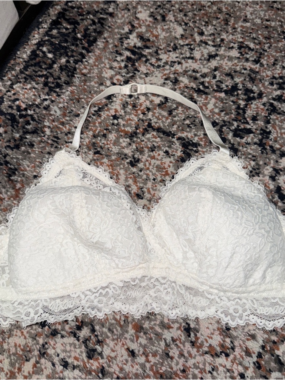 aerie White Lace Bralette